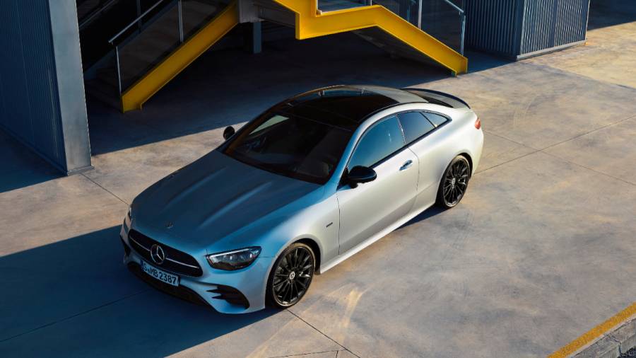 2022 mercedes benz e class night edition exterior front top coupe