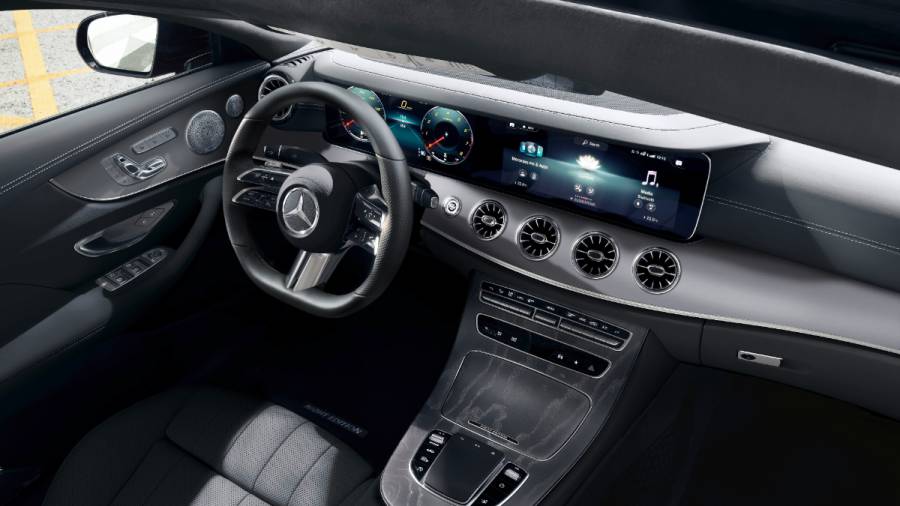 2022 mercedes benz e class night edition interior