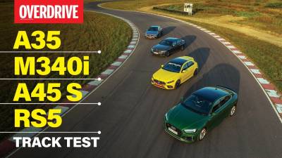Mercedes-AMG A35 & A45 S, BMW M340i, Audi RS5: Track test at MMRT