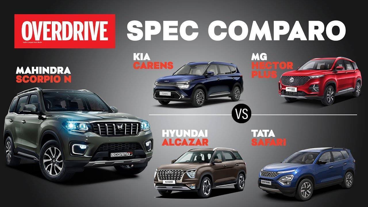 Spec Comparison - Mahindra Scorpio-N vs rivals