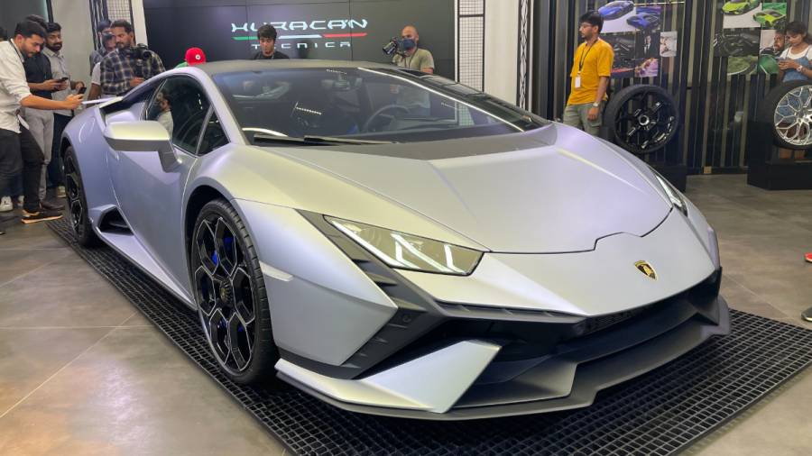 2022 lamborghini huracan tecnica india launch exterior front