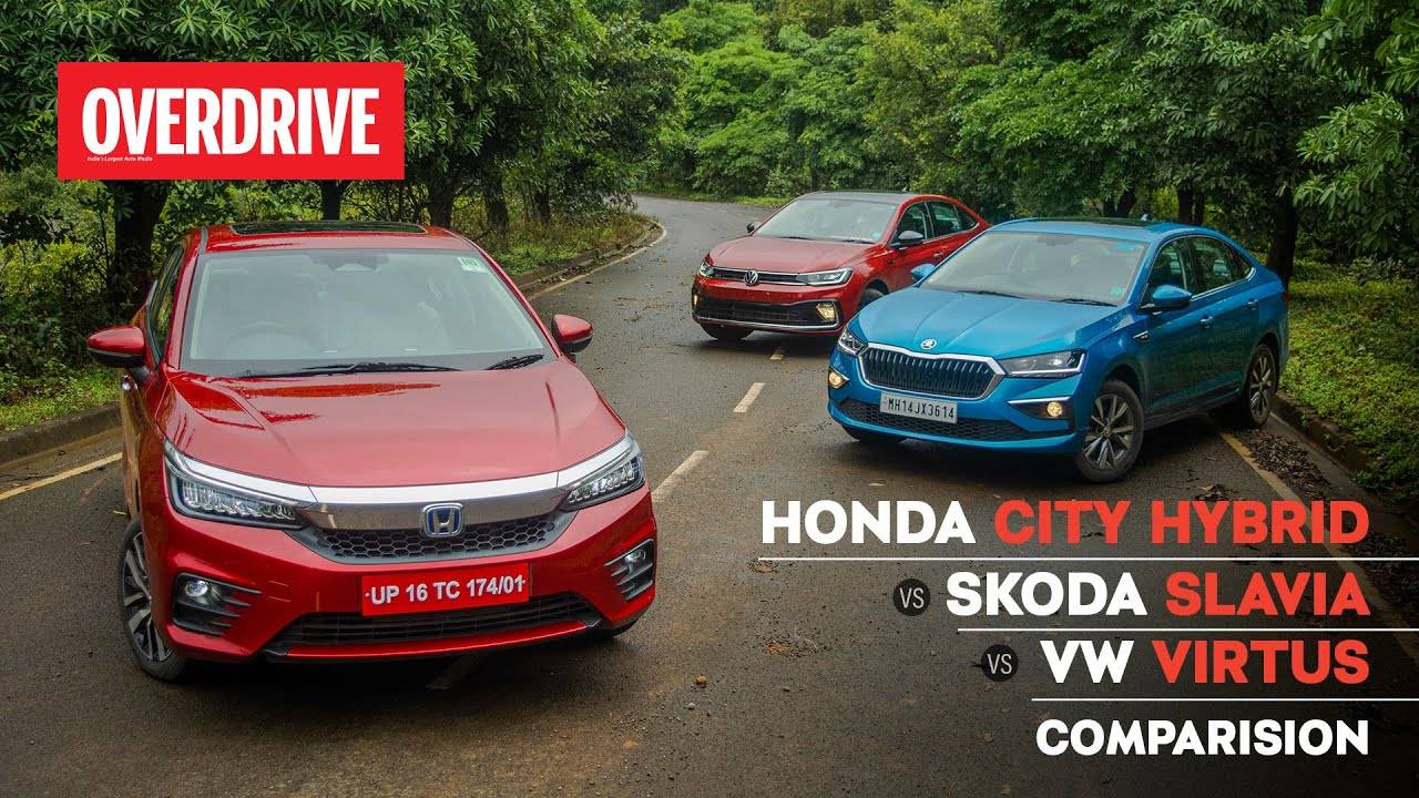Honda City Hybrid vs Skoda Slavia vs Volkswagen Virtus: Which is the best mid-size sedan?