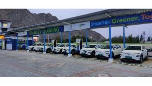 CESL introduces solar-powered EV charging station in Ladakh