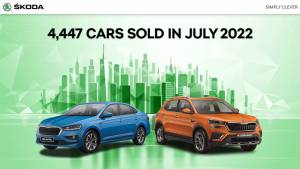 Skoda Auto India complete the sale of 4,447 vehicles in July 2022