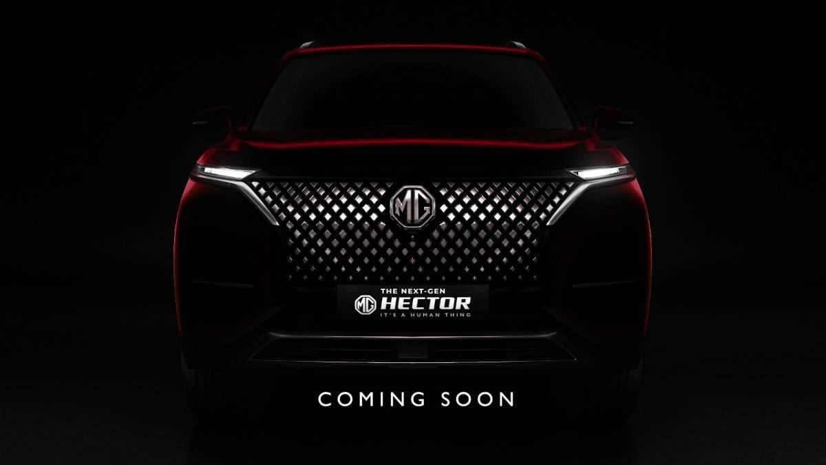Next-gen MG Hector grille teased ahead of end of the year debut