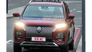 MG Hector facelift spotted undisguised ahead of January 5, 2023 launch