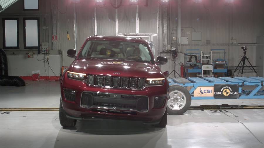 Jeep Grand Cherokee receives 5star safety rating in Euro NCAP test