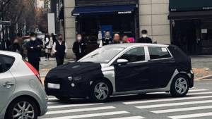 Hyundai i20 facelift spotted testing in South Korea