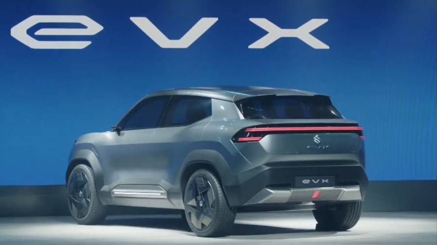 Maruti Suzuki eVX concept showcased at the Auto Expo 2023 - Overdrive