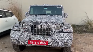 Mahindra Thar 5-door spotted testing once again