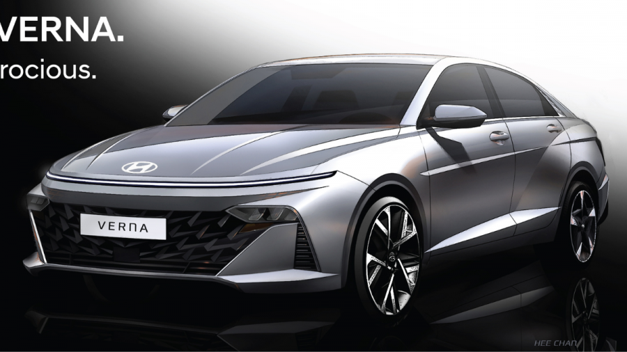 2023 Hyundai Verna exterior design officially unveiled Overdrive