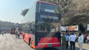Mumbai has a new attraction - India's first electric double-decker bus
