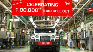 Mahindra Thar hits 1 lakh production mark in under 2.5 years