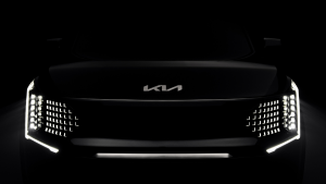 Production-ready Kia EV9 SUV teased ahead of March unveil