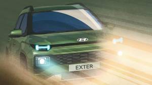 Tata Punch rival Hyundai Exter design sketch revealed ahead of launch
