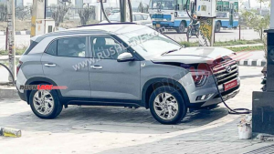 Hyundai Creta EV spotted testing in Haryana
