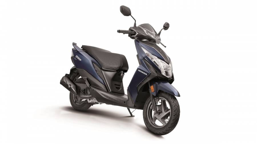 Dio scooty black 2024 and white colour price