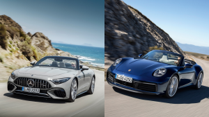 Spec comparison: Mercedes-AMG SL55 vs Porsche 911 Carrera S Cabriolet