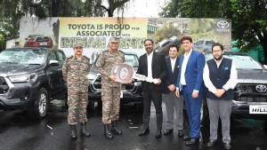 Toyota hands over Hilux pickup to Indian Army