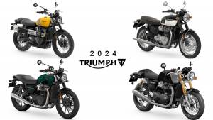2024 Triumph modern classic motorcycles get new paint options