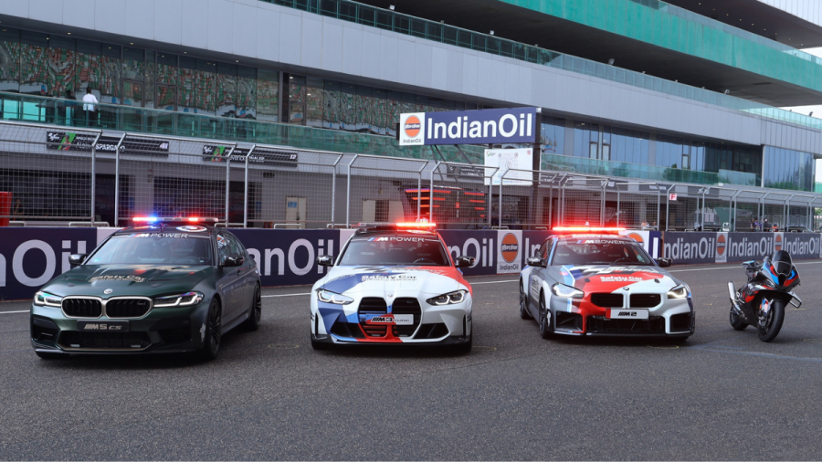 BMW M vehicles are the official safety vehicles for MotoGP Bharat
