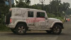 Production-ready Mahindra five-door Thar spotted testing