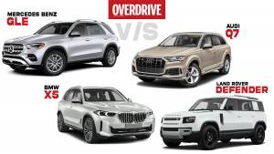 Spec comparison: Mercedes-Benz GLE facelift vs BMW X5 facelift vs Audi Q7 vs Land Rover Defender