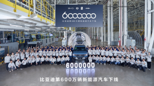 BYD rolls out its 6 millionth New Energy Vehicle
