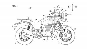 New Honda CB350-based adventure motorcycle in the pipeline; patent picture leaked