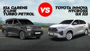 Spec comparison: Toyota Innova Hycross GX (O) vs Kia Carens X-Line turbo petrol